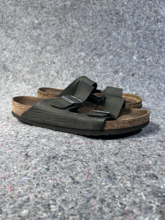 Birkenstock Arizona Black Synthetic Sandal M 12 main image 7